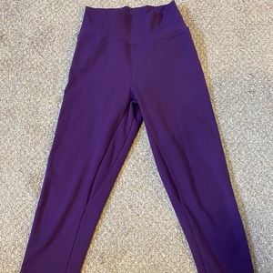 Eggplant super soft leggings. High waisted!